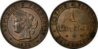 France Centime Coin, Cérès, Paris, Bronze, Gadoury:88 -
