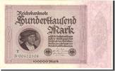 Germany 100,000 Mark Banknote, 1923-02-01, KM:83c -