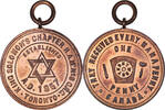 Canada Token Masonic, Toronto, King Solomon's Chapter, Chapter Penny -