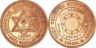 Canada Token Masonic, Owen Sound, Georgian Chapter, Chapter Penny -