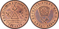 Canada Token Masonic, Toronto, St Andrew et St John N°4, Chapter Penny -