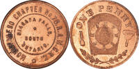 Canada Token Masonic, Niagara Falls South, Chapter Penny, Copper -