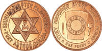 Canada Token Masonic, Port Arthur, Shunia, Chapter Penny, Copper -
