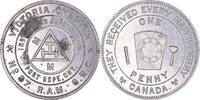 Canada Token Masonic, Port Hope, Victoria, Chapter Penny, Aluminum -