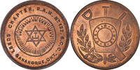Canada Token Masonic, Gananoque, Leeds, Chapter Penny, Copper -