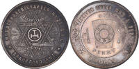 Canada Token Masonic, Brantford, Mount Horeb, Chapter Penny, Silver -