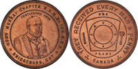 Canada Token Masonic, Bridgeburg, Hugh Murray, Chapter Penny -
