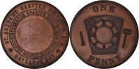 Canada Token Masonic, Havelock, St Andrews, Chapter Penny, Copper -