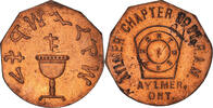 Canada Token Masonic, Aylmer, Chapter Penny, Copper -