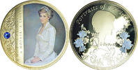 United Kingdom Medal Portrait of a Princess, Diana, Copper Gilt -