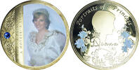United Kingdom Medal Portrait of a Princess, Diana, Copper Gilt -