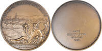 France Medal Louis XIV, Strasbourg, Rottiers, Restrike, Bronze -