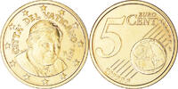 Vatican 5 Euro Cent Rome, Doré, Copper Plated Steel -