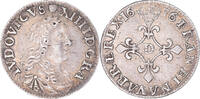 France 4 Sols des Traitants Coin, Louis XIV, Vimy, Silver -