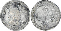 France 1/2 Franc Coin, Henri IV, Lyon, Silver, Sombart:4778 -