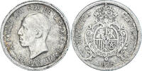 Spain 50 Centimos Coin, Alfonso XIII, Madrid, Silver, KM:741 -