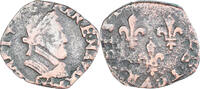 France Double Tournois Coin, Henri IV, Saint Palais -