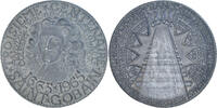 Médaille Saint-Gobain En Bronze - Manufacture Royale Des Glaces 1965 - Objet Décoratif Vintage