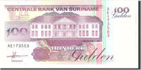 Suriname 100 Gulden Banknote, 1991-07-09, KM:139a -