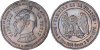 France 10 Centimes Coin, Napoléon III, Paris, Satirique -