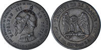 France 10 Centimes Coin, Napoléon III, Le Petit, Paris, Satirique -