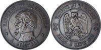 France 10 Centimes Coin, Napoléon III, Paris, Satirique -