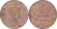 France Centime Coin, Dupuis, Paris, Bronze, KM:840 -