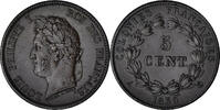 FRENCH COLONIES 5 Centimes Coin, Louis - Philippe, Paris -
