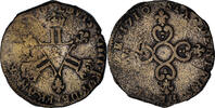 France 6 Deniers Coin, Louis XIV, Six deniers dits « dardenne » -
