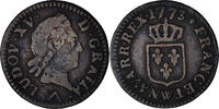 France Liard Coin, Louis XV, Liard à la vieille tête, Lille -