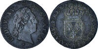 France 1/2 Sol Coin, Louis XV, Demi sol à la vieille tête, Paris -