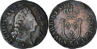 France 1/2 Sol d'Aix Coin, Louis XV, Aix, Copper -