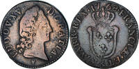 France 1/2 Sol d'Aix Coin, Louis XV, Aix, Copper -