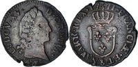 France 1/2 Sol d'Aix Coin, Louis XV, Aix, Copper, Gadoury:274 -