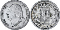 France 5 Francs Coin, Louis XVIII, Toulouse, Silver -