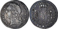 France 1/20 Écu au bandeau Coin, Louis XV, Paris, Silver -