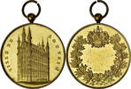 Belgium Medaille Ville de Louvain, Gilt Bronze -