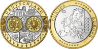 Germany Medaille L'Europe, Silver Plated Copper -