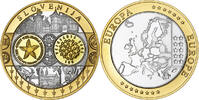 Slovenia Medaille L'Europe, Silver Plated Copper -
