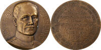 France Medaille 1918 Général Pershing, Bronze, Legastelois MS(60-62)