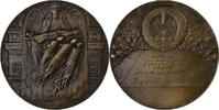 France Medal 1918 Gloire au Soldat Inconnu, Bronze, Raoul Bénard AU(50-53)