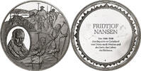 Germany Medal Les Grands Explorateurs, Fritjof Nansen, Silver -