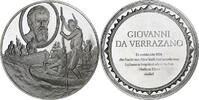 Germany Medal Les Grands Explorateurs, Giovanni da Verrazano, Silver -