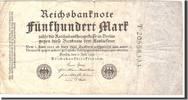 Germany 500 Mark Banknote, 1922-07-07, KM:74c -