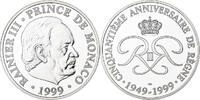 Monaco Medal 50ème Anniversaire de Rainier III, Silver -