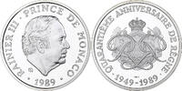 Monaco Medal 40 ème Anniversaire de Rainier III, Silver -