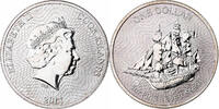 Cook Islands 1 Dollar Bounty, 1 Oz, Silver -