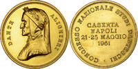 Italy Medal Dante Alighieri, Congresso Nazionale Studi Danteschi, Gilt -