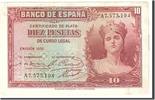 Spain 10 Pesetas Banknote, Undated, KM:86a -