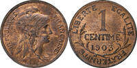 France Centime Dupuis, Paris, Bronze, Gadoury:90, KM:840 -